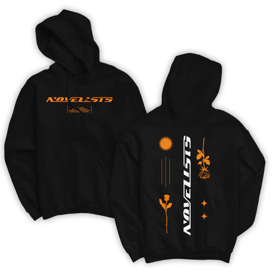 Hoodie Flower Orange Logo