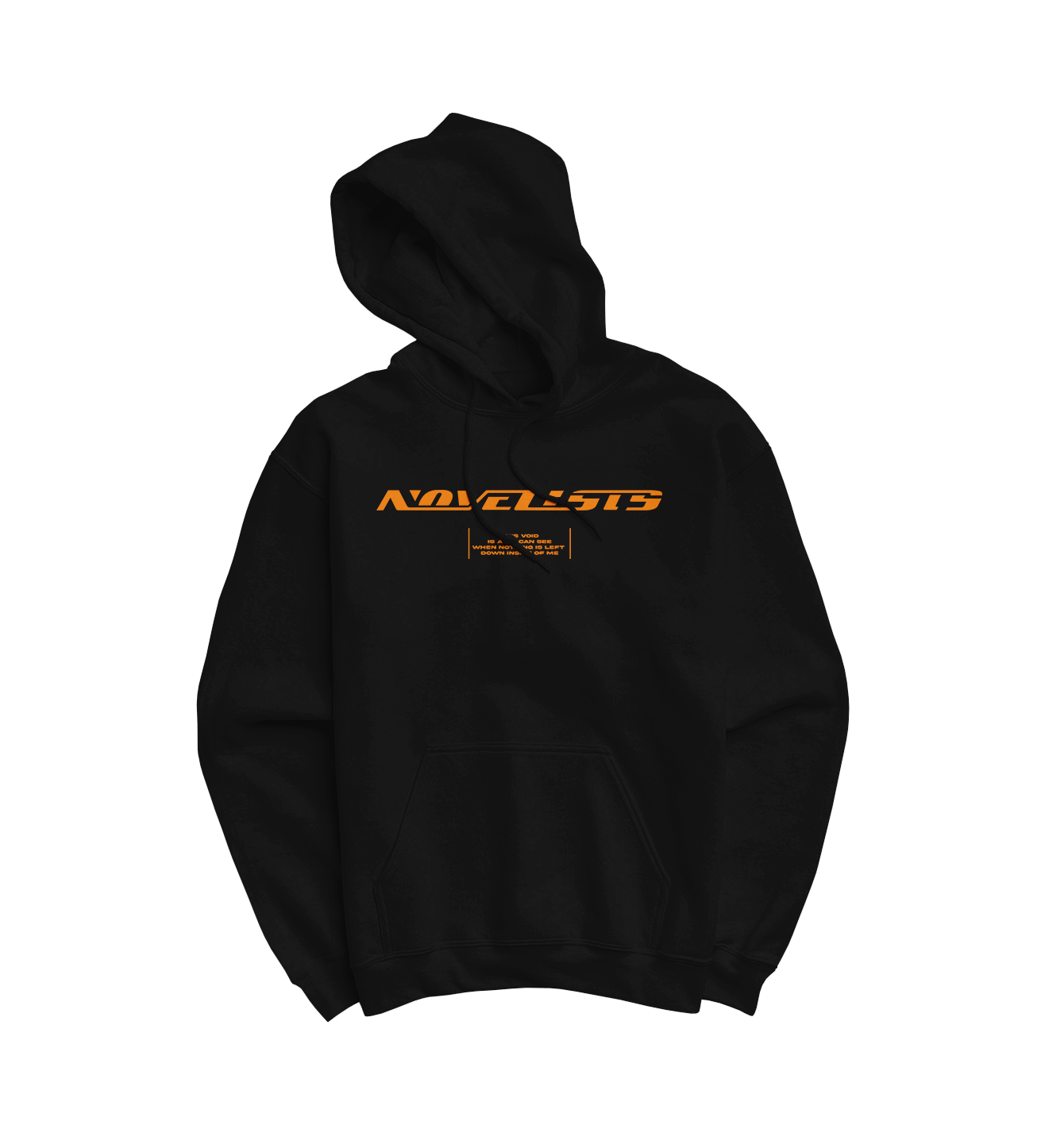 Hoodie Flower Orange Logo