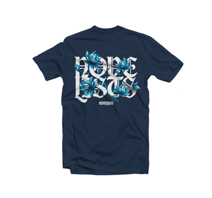 T-Shirt " Flowers " Blue