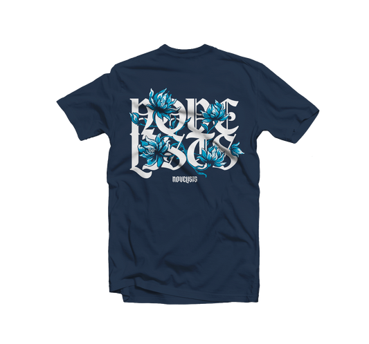 T-Shirt " Flowers " Blue