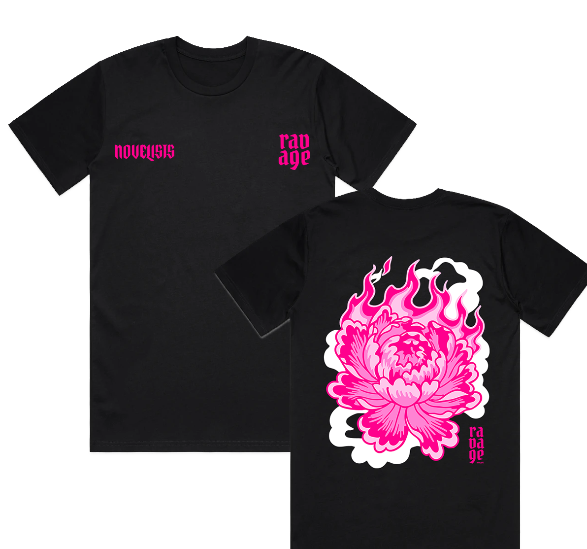 T-Shirt "Burning Pivoine" Preorder